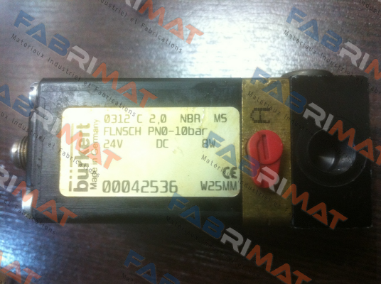 00042536 W25MM replced by 00125371  Burkert