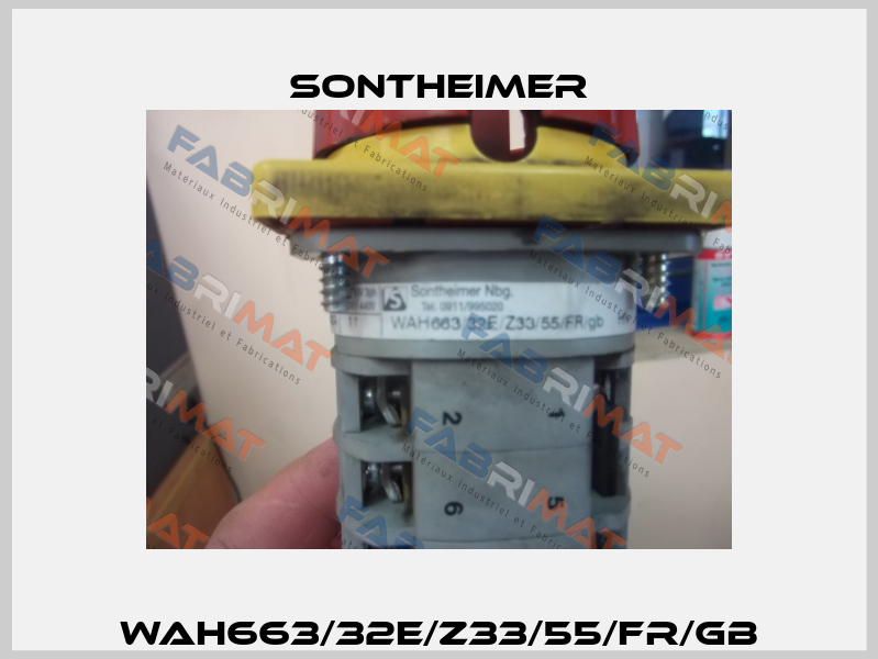 WAH663/32E/Z33/55/FR/GB Sontheimer
