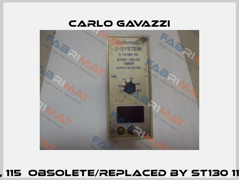 S 115186, 115  obsolete/replaced by ST130 115 SPDT  Carlo Gavazzi