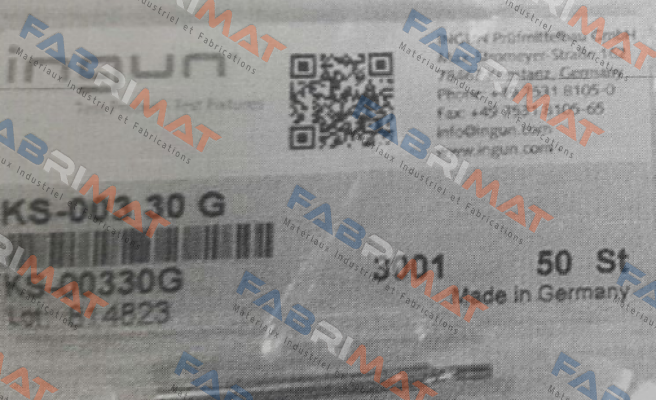 KS-003 30 G / KS-00330G Ingun