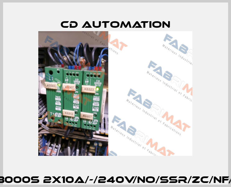 CD3000S 2x10A/-/240V/NO/SSR/ZC/NF/EM CD AUTOMATION