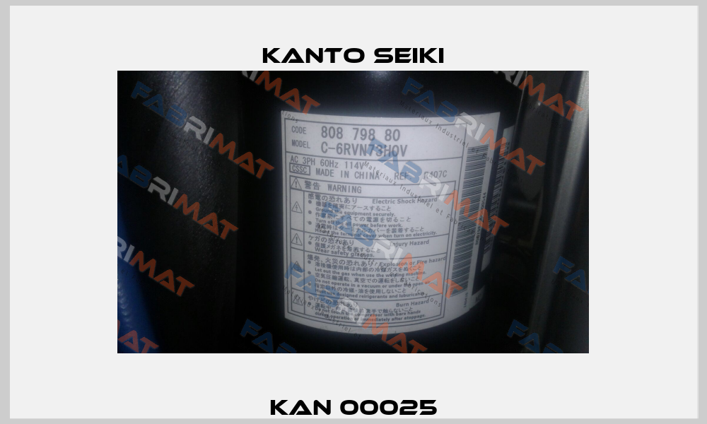 KAN 00025 Kanto Seiki
