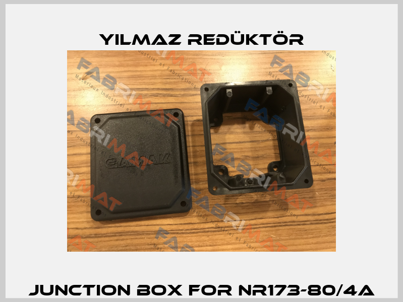 Junction box for NR173-80/4a Yılmaz Redüktör