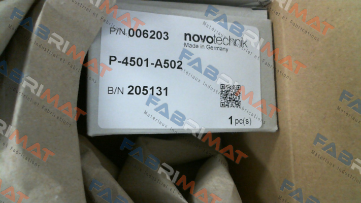 400006203 / P-4501-A502 Novotechnik