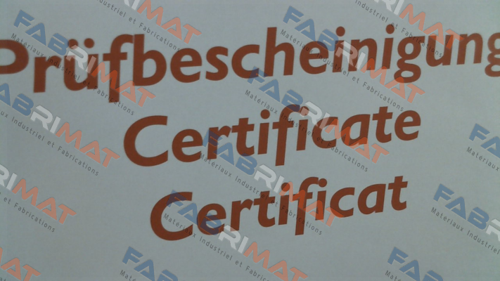 Inspection certificate for DTX-4000 Hans Schmidt