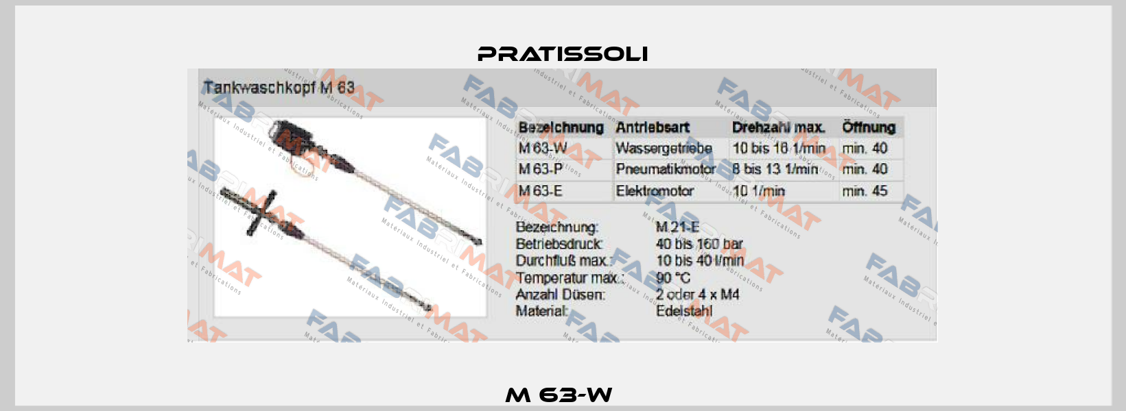 M 63-W  Pratissoli