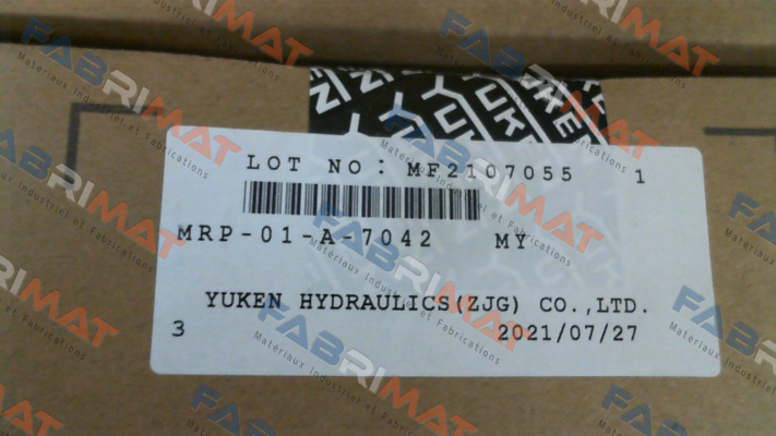 MRP-01-A-7042 Yuken