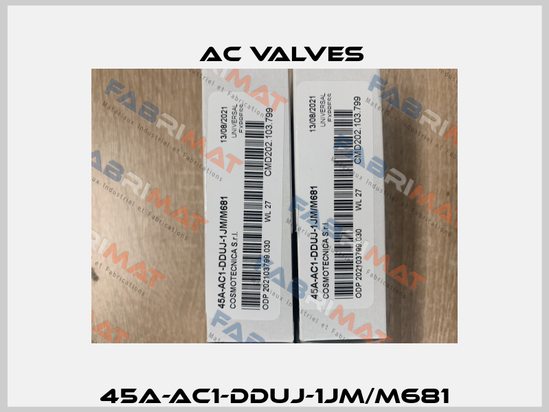 45A-AC1-DDUJ-1JM/M681 МAC Valves