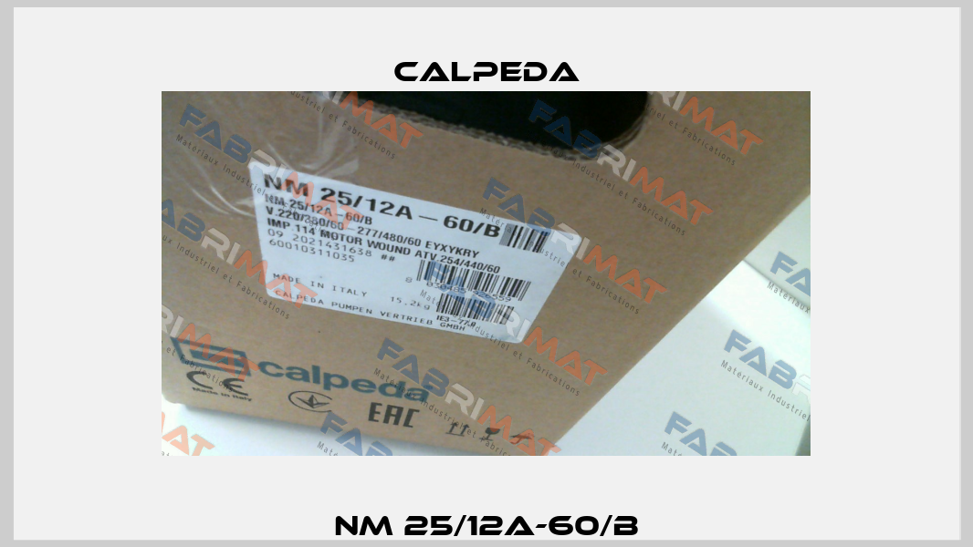 NM 25/12A-60/B Calpeda