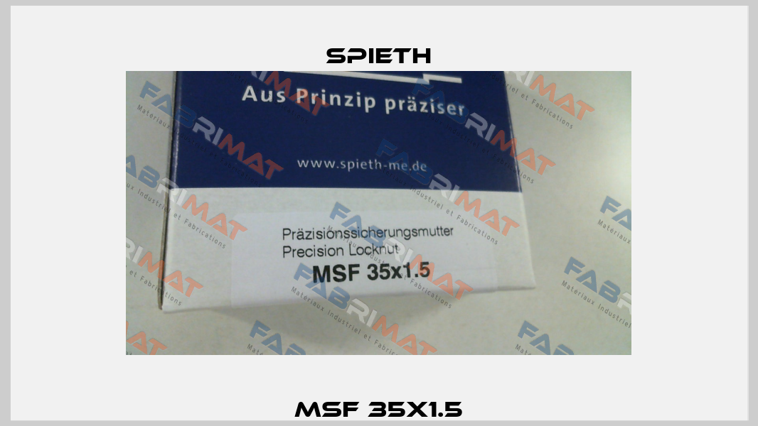 MSF 35x1.5 Spieth
