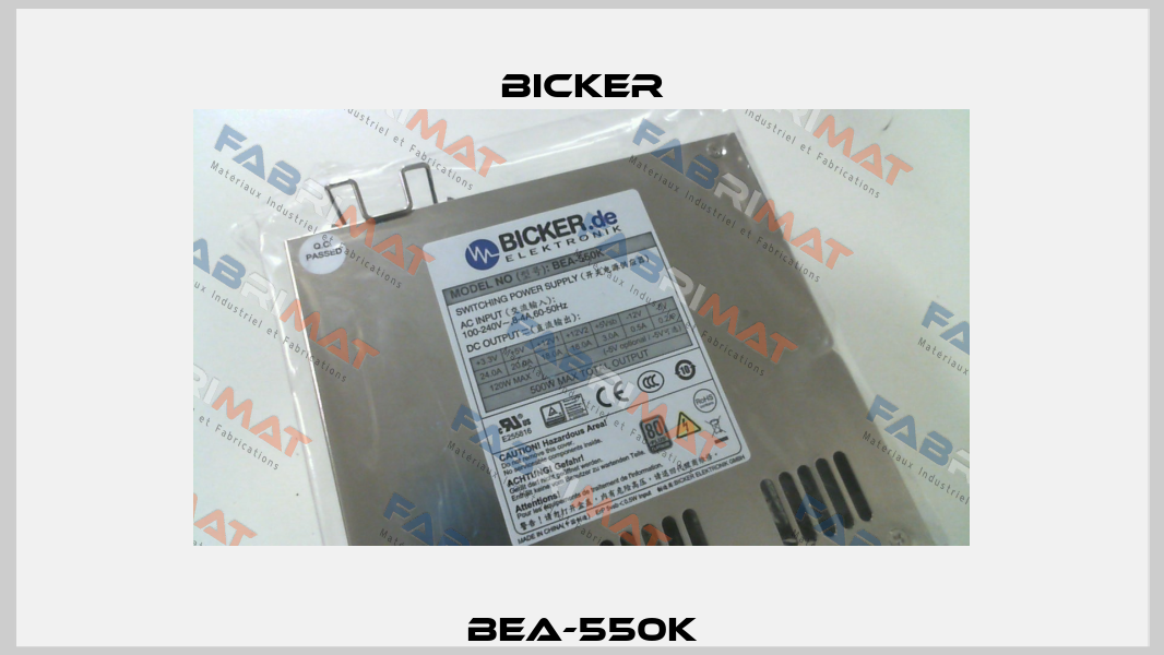 BEA-550K Bicker