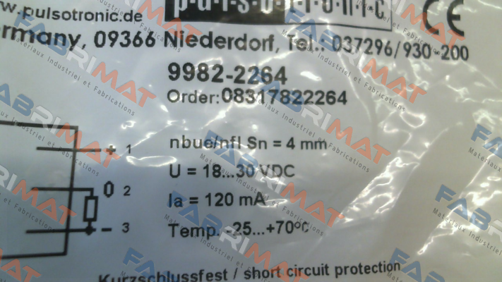 p/n: 08317822264, Type: KJ4-M12MN50-DPS-V1 Pulsotronic