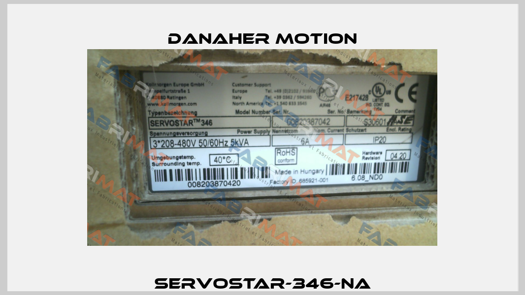 SERVOSTAR-346-NA Danaher Motion