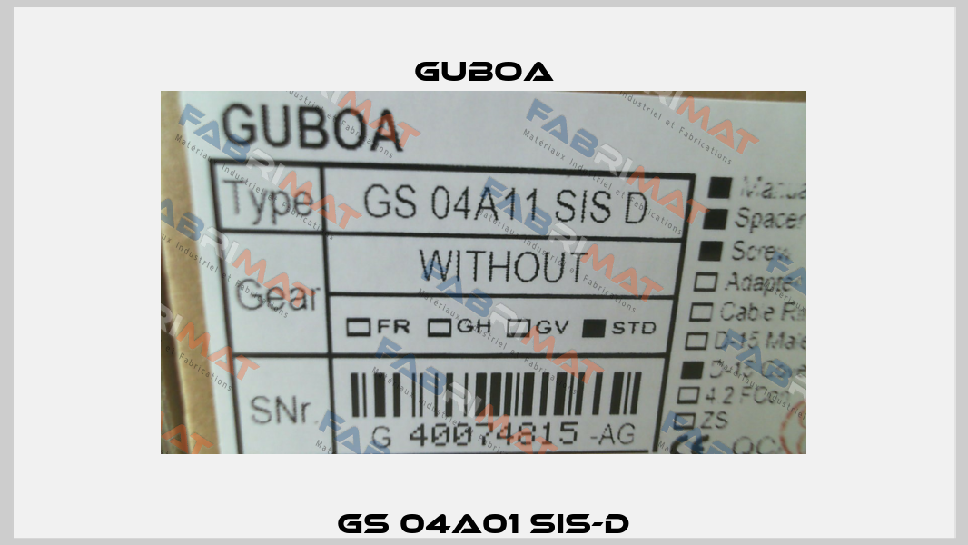 GS 04A01 SIS-D Guboa