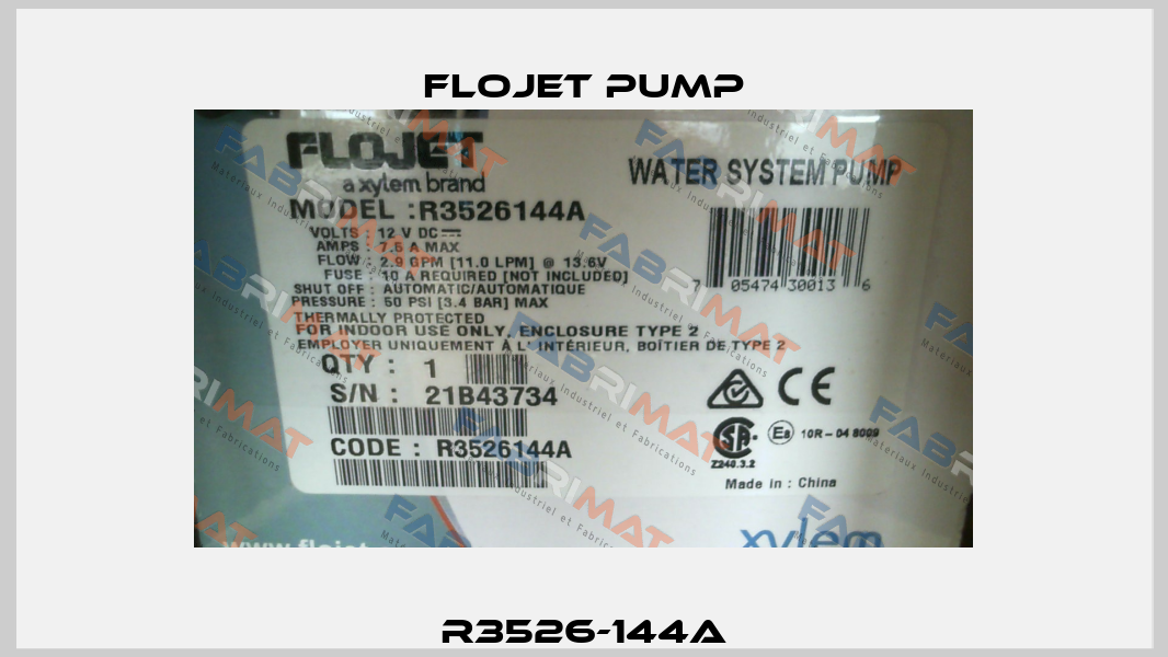 R3526-144A Flojet Pump