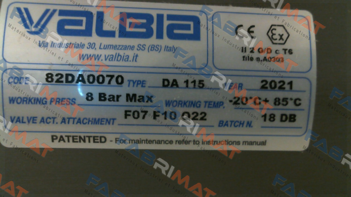 DA 115 Valbia