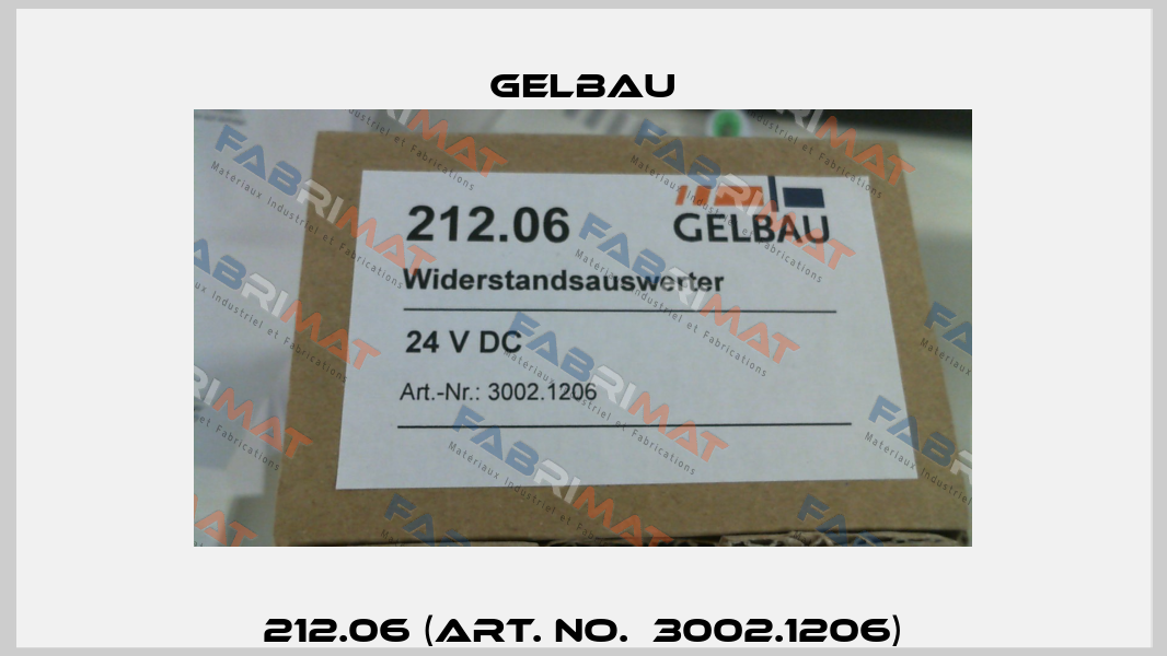 212.06 (Art. No.  3002.1206) Gelbau