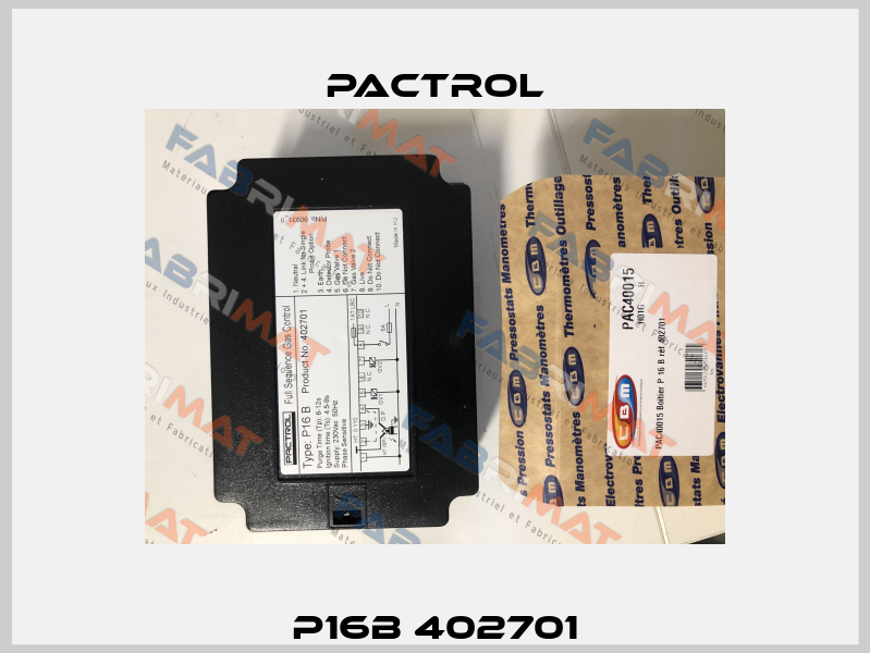 P16B 402701 Pactrol