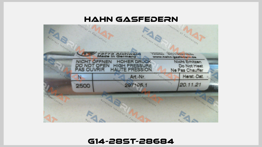 G14-28ST-28684 Hahn Gasfedern