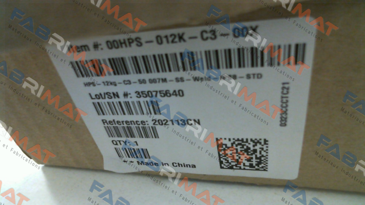 00HPS-012K-C3-00X Revere