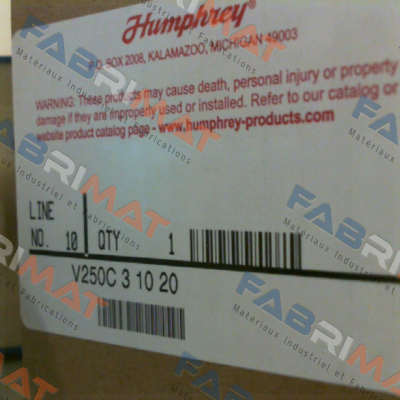V250C 3 10 20 Humphrey