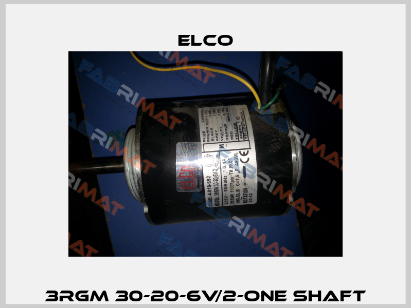 3RGM 30-20-6V/2-ONE SHAFT Elco