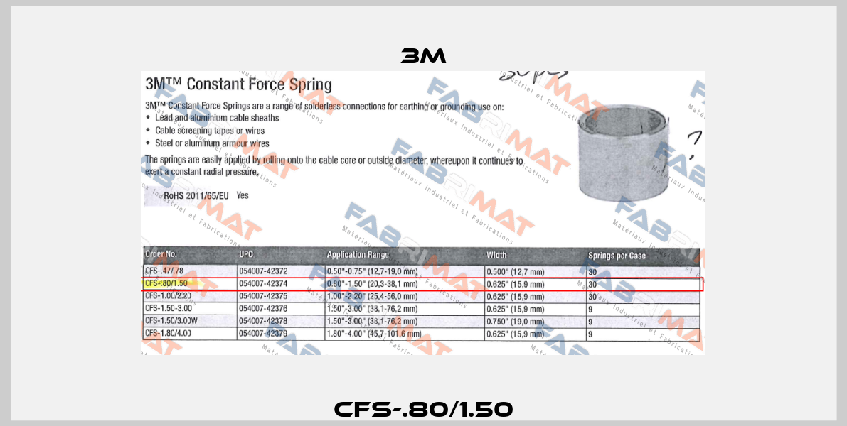 CFS-.80/1.50 3M