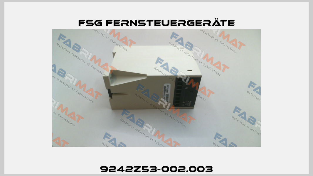 9242Z53-002.003 FSG Fernsteuergeräte