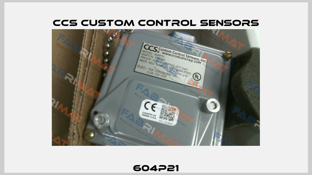 604P21 CCS Custom Control Sensors