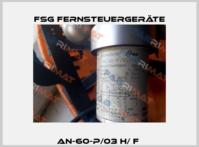 AN-60-P/03 H/ F  FSG Fernsteuergeräte