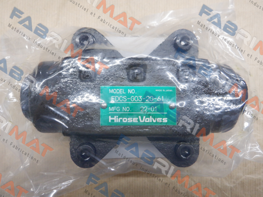FDCS-G03-20-61 Hirose Valve