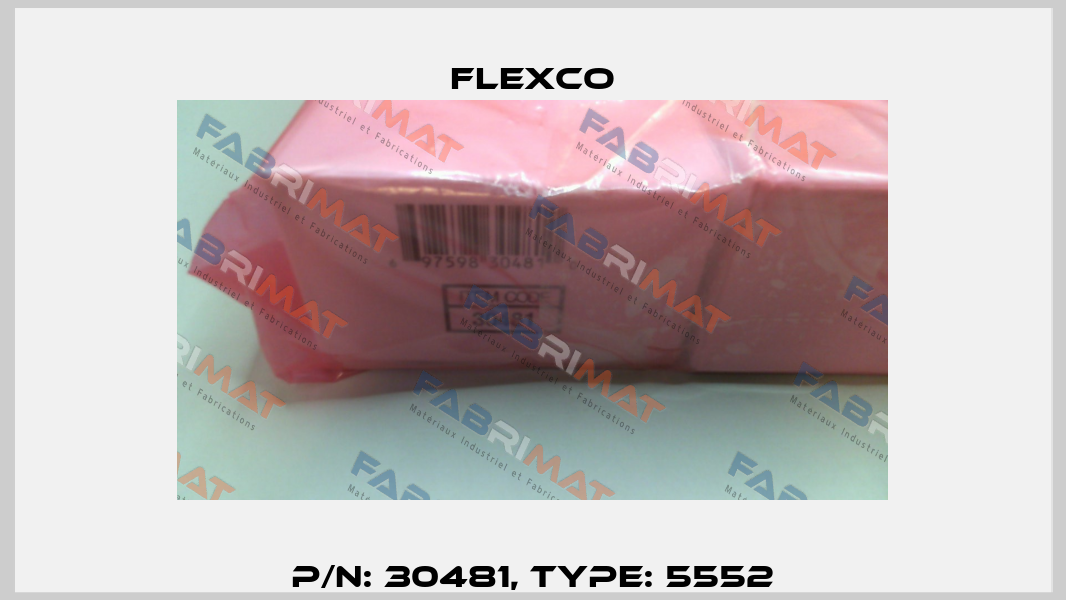 P/N: 30481, Type: 5552 Flexco