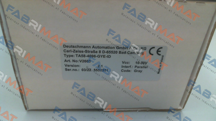 TA58-4096-GYE-ID Deutschmann