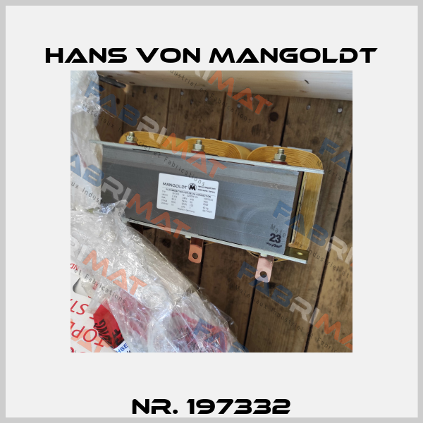 Nr. 197332 Hans von Mangoldt