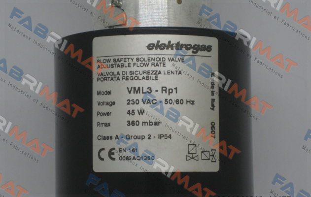 VML3 RP 1“ (stock) Elektrogas