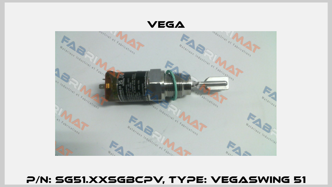 P/N: SG51.XXSGBCPV, Type: VEGASWING 51 Vega
