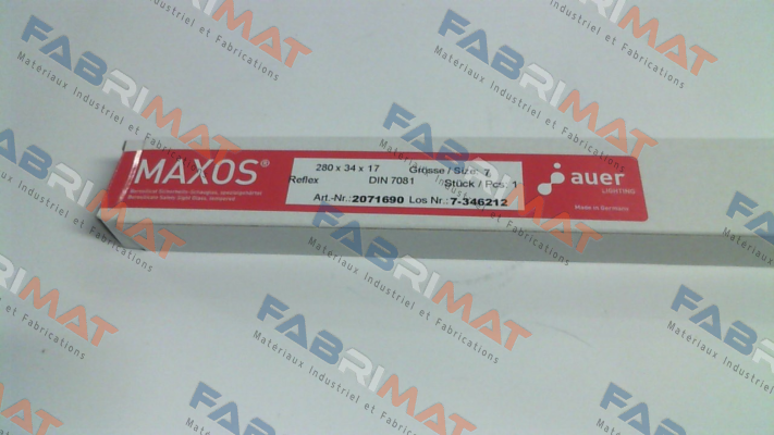 DIN 7081-R 280 x 34 x 17 mm Maxos