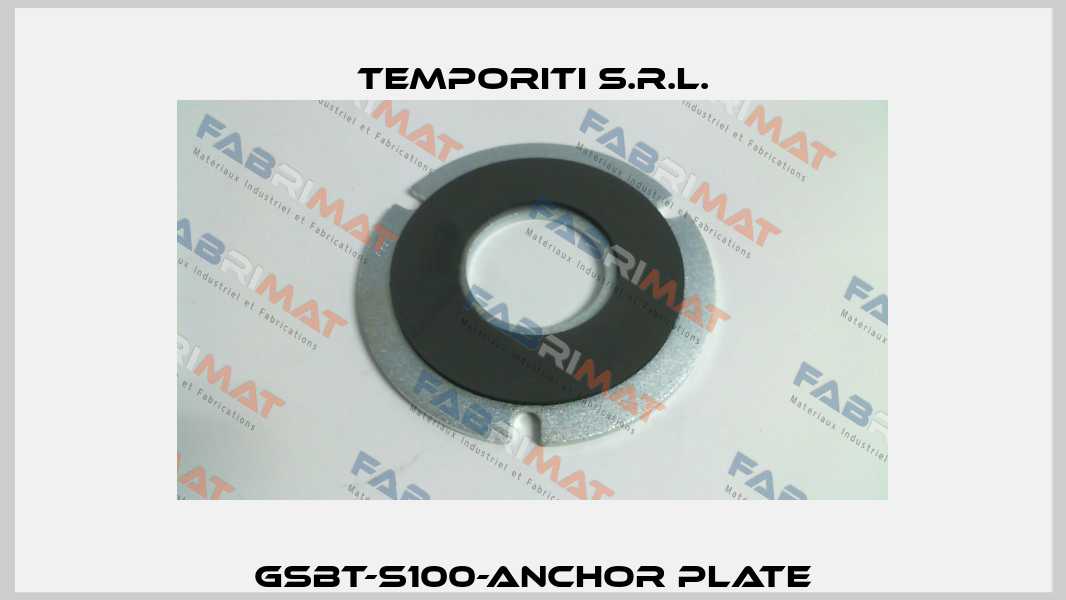 GSBT-S100-ANCHOR PLATE Temporiti s.r.l.