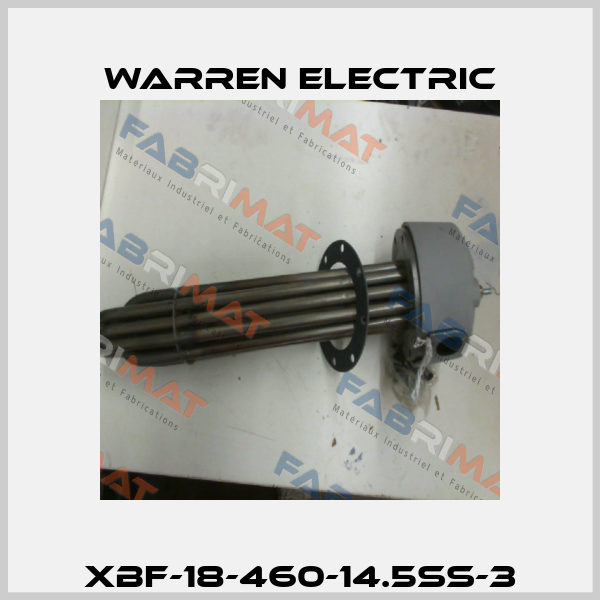 XBF-18-460-14.5SS-3 WARREN ELECTRIC