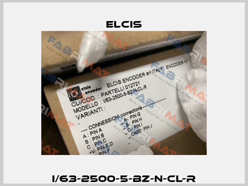 I/63-2500-5-BZ-N-CL-R Elcis