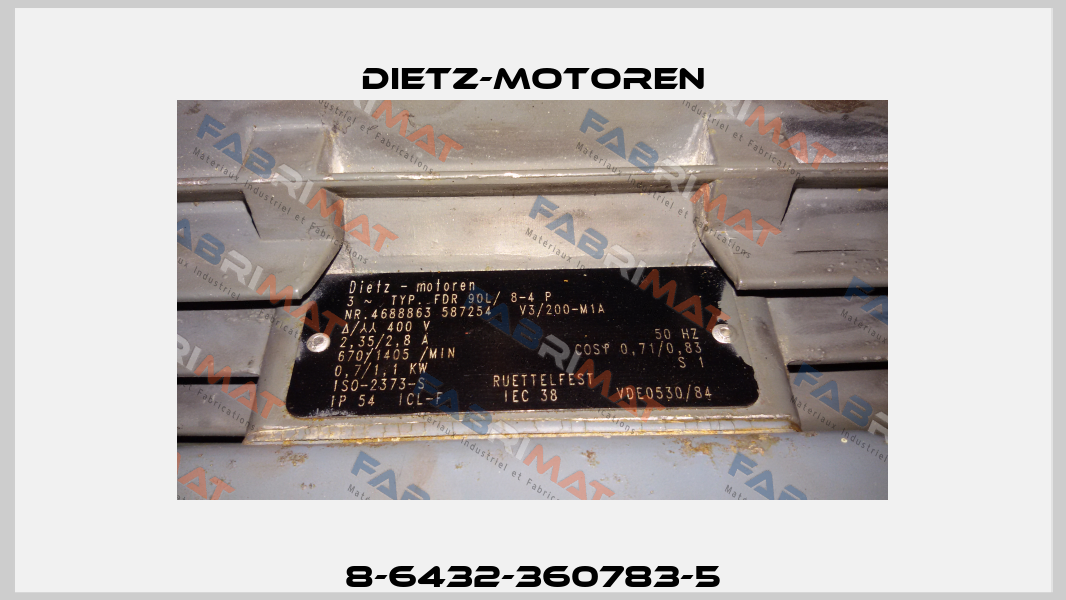 8-6432-360783-5 Dietz-Motoren