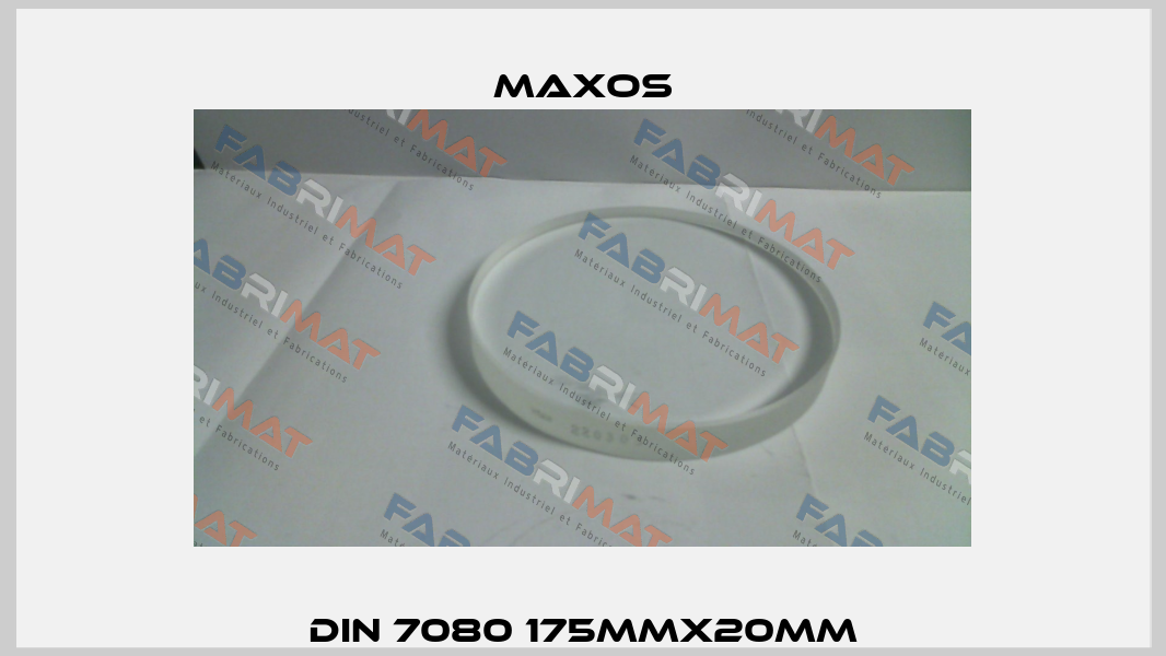 DIN 7080 175mmX20mm Maxos