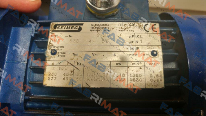 HF 63B 4 B5 obsolete, replacement R000065090  Seimec (Rossi)