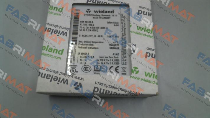 R1.188.1810.0 / SNA4043K-A AC/DC 24V (A) Wieland Electric