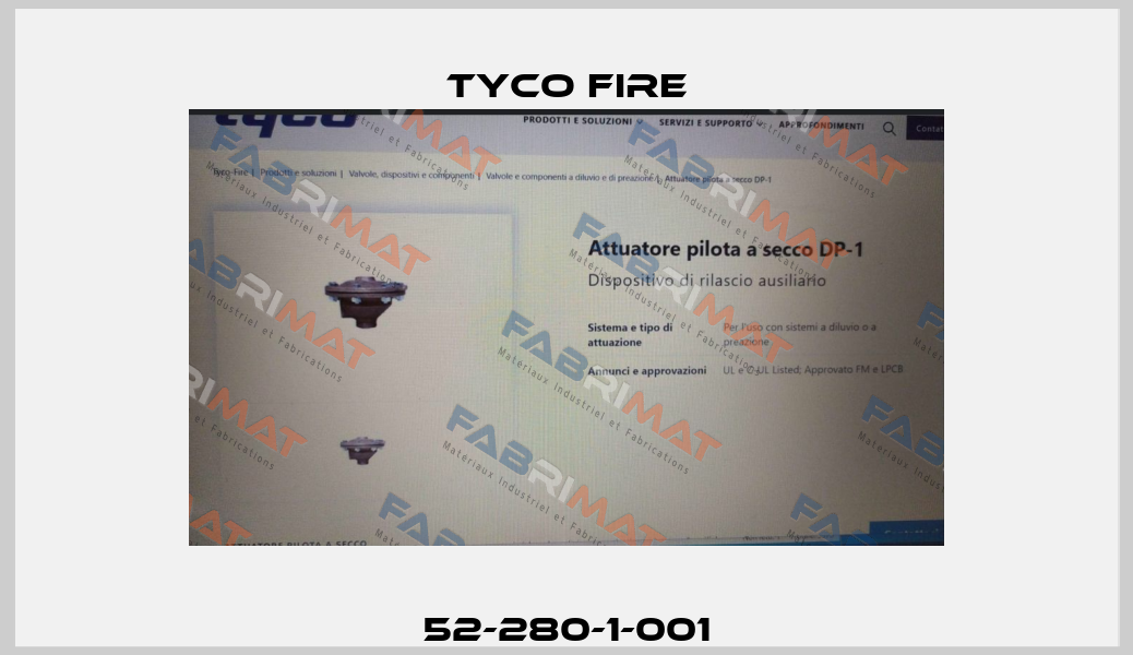 52-280-1-001 Tyco Fire