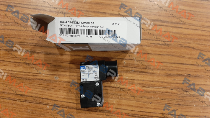 45A-AC1-DDBJ-1JM МAC Valves