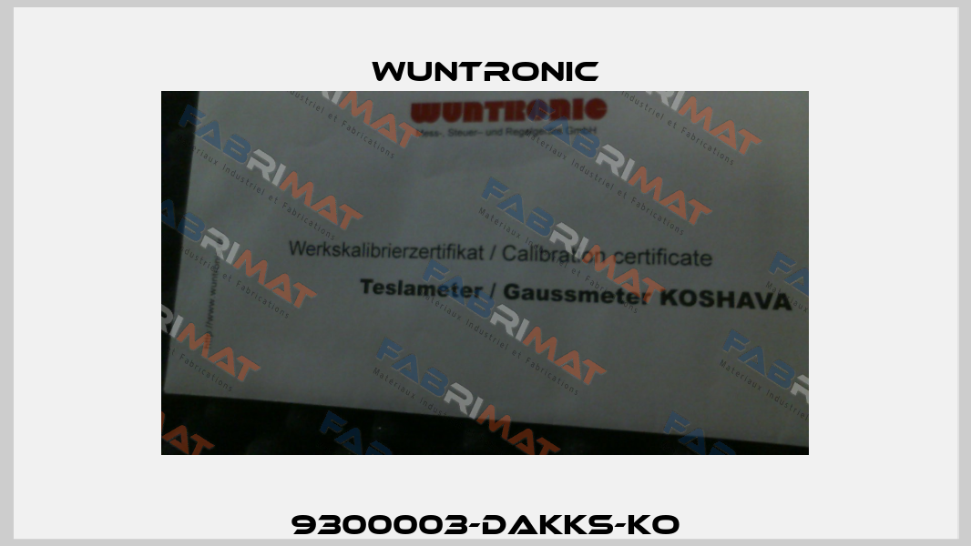 9300003-DAkkS-KO Wuntronic