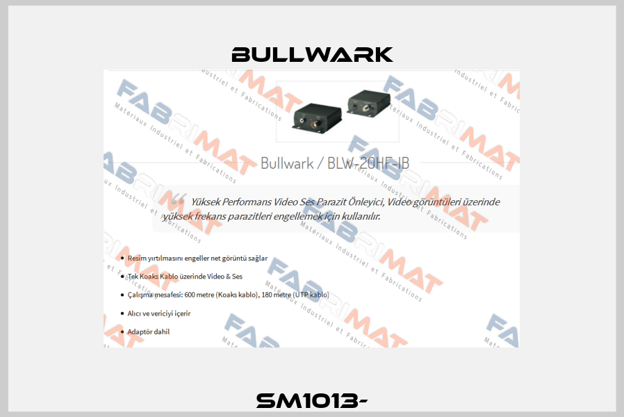 SM1013- Bullwark