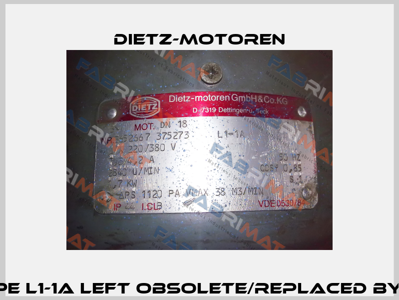 DN18 Type L1-1A left obsolete/replaced by 261607  Dietz-Motoren