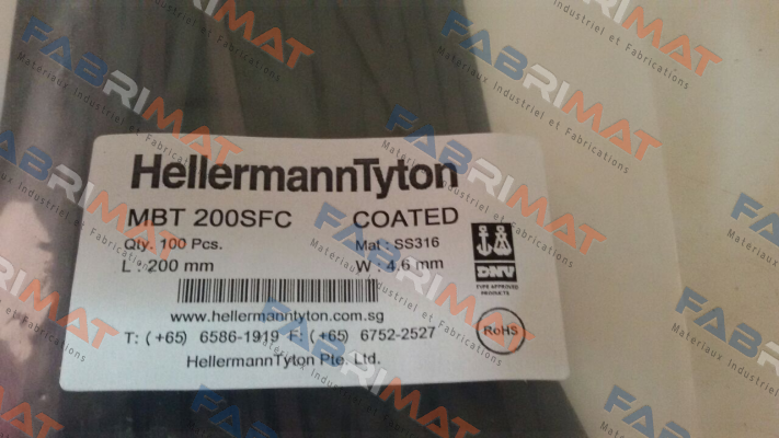 MBT 200SFC Coated  Hellermann Tyton